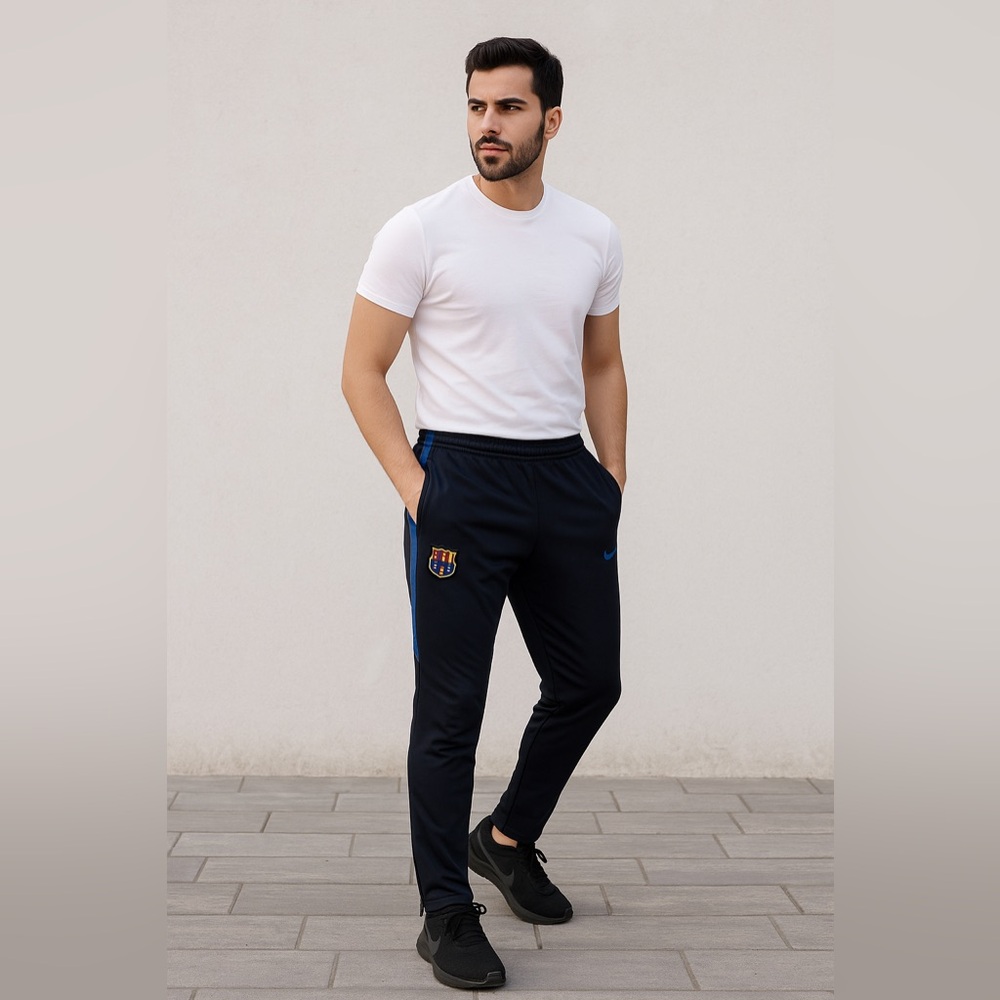 Nike FC Barcelona Dri-FIT Training Pants Men’s Small Navy